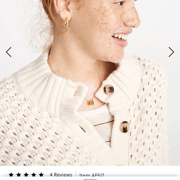 Madewell Surrey Bobble Cardigan Sweater Wool - Picture 4 of 12